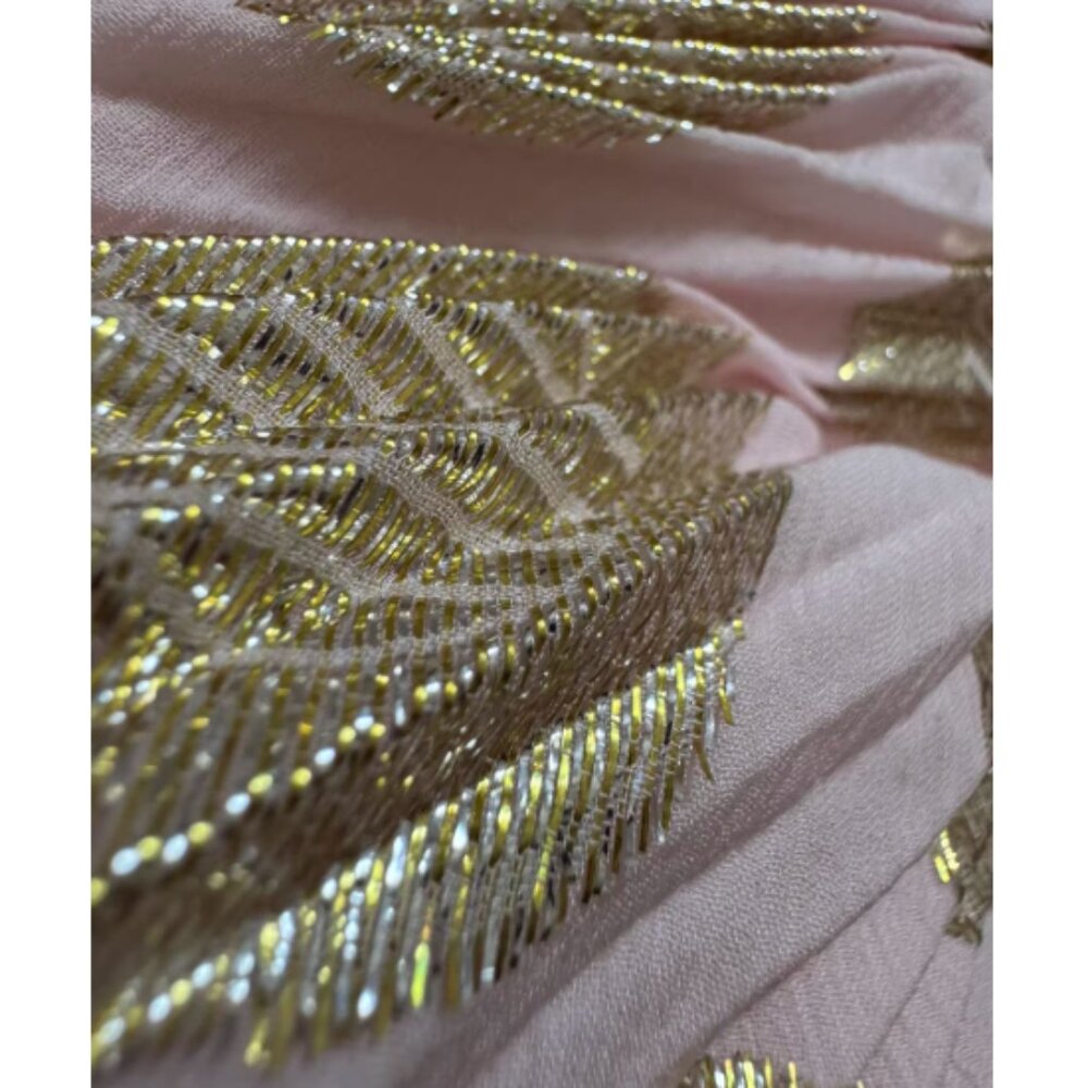 Alexis Maryana Maxi Dress Gown S/M/L Murex Pink Blush Gold Vacation - Picture 8 of 10